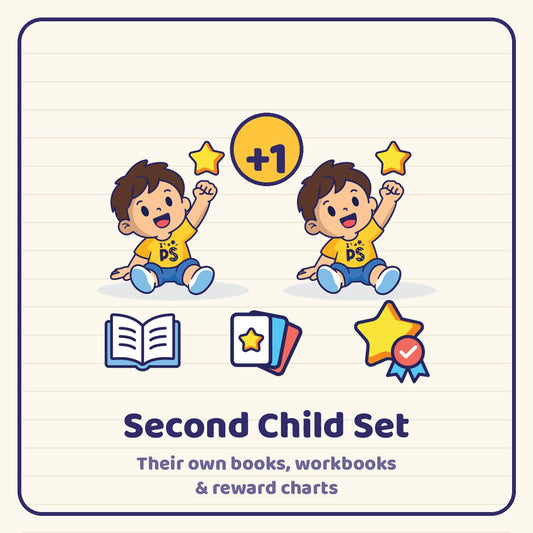 Second child printed set