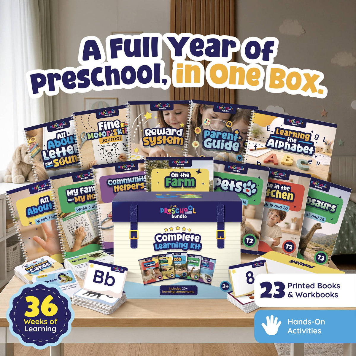 Complete Learning Kit — 36-Week Preschool Curriculum